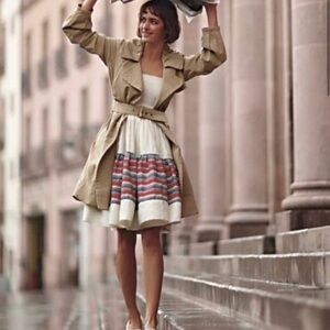 Floreat dress Anthropologie spaghetti strap fit & flear